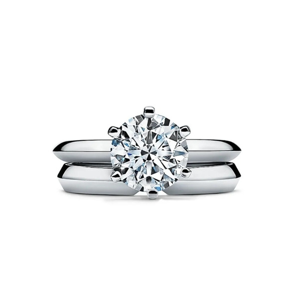 Tiffany Setting Engagement Ring - Picture 2 of 6
